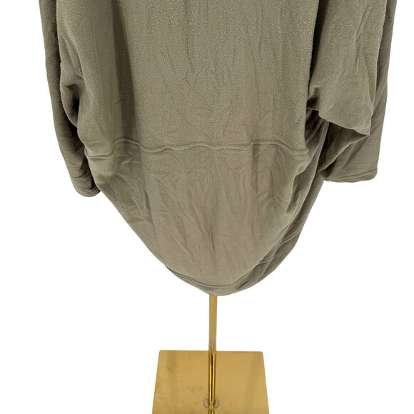 Athleta Wrap Cardigan XXS XS Green Ethereal Cocoon Open Front Pockets Dolman - Picture 13 of 16